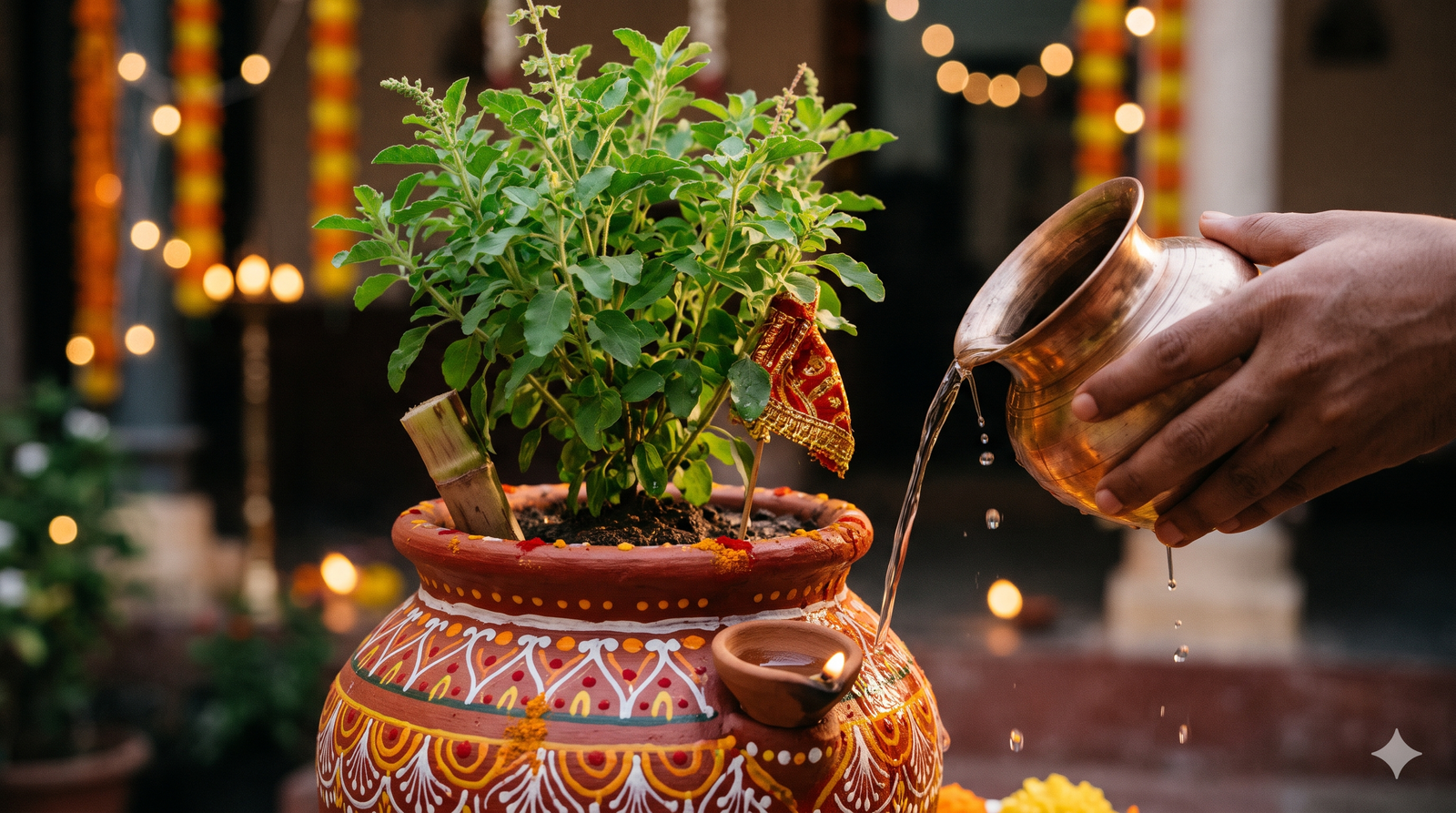 Shaligram and Tulsi Vivah ceremony